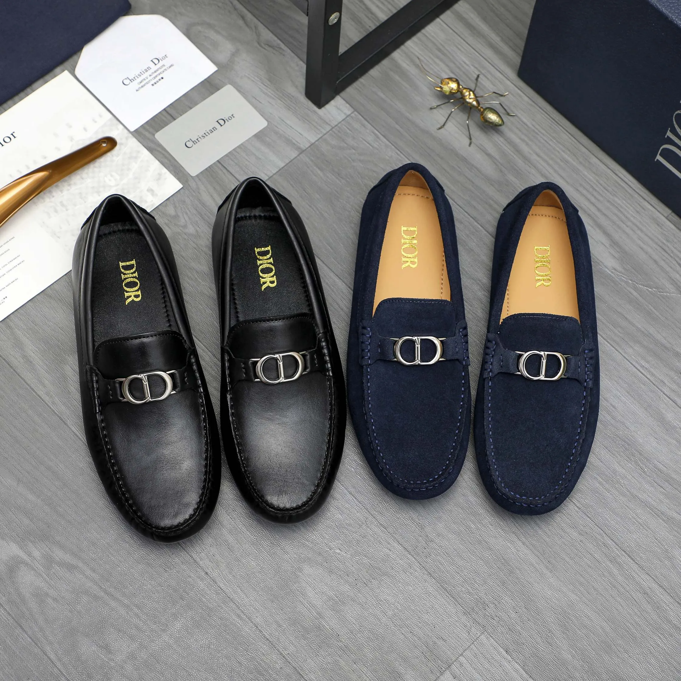 Men's shoes 💰p420 Product trademark: Dior "Dior" casual slip-on men's shoes Regular size: 38-44 Product materials: Selected frosted cowhide upper, sheepskin lining, rubber outsole